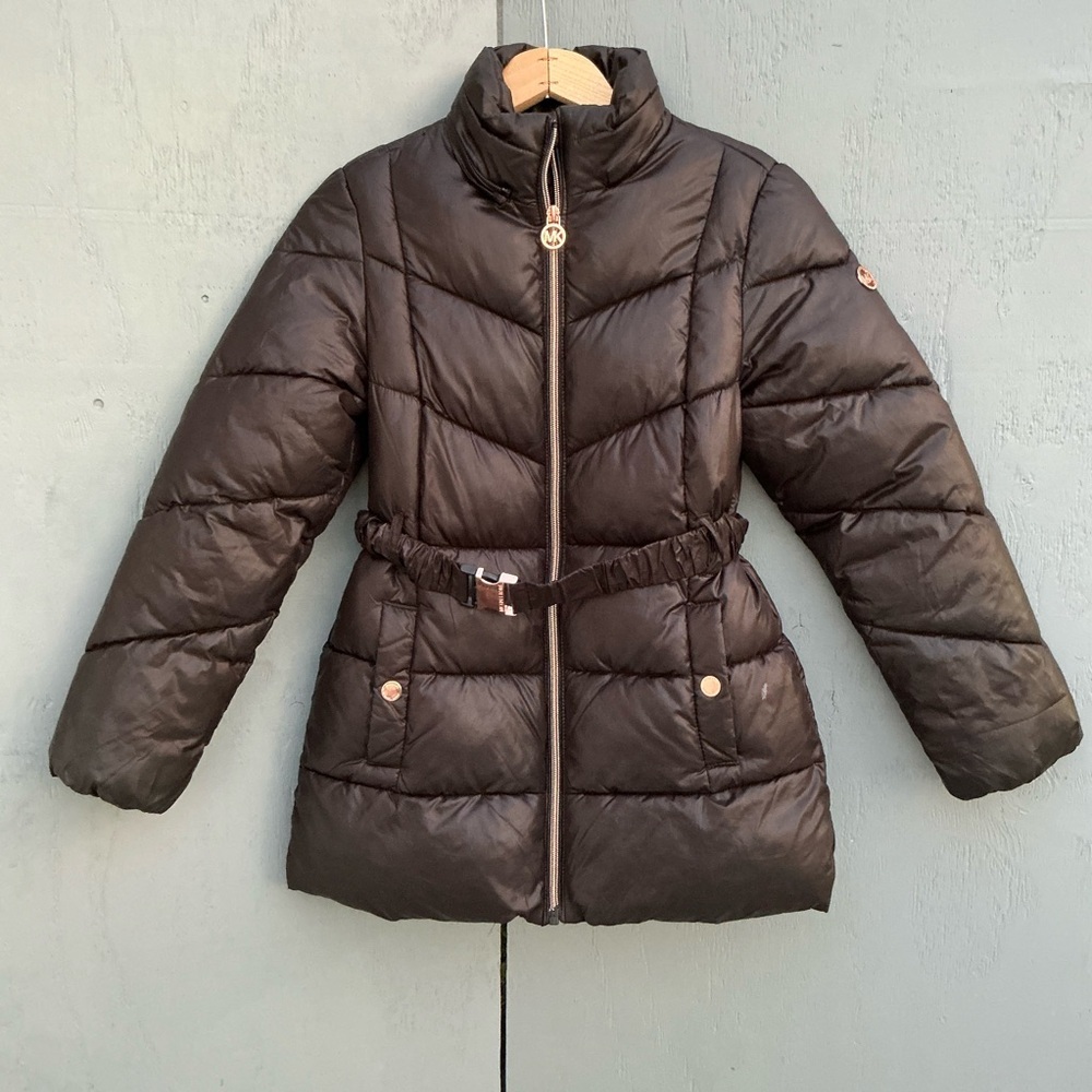 Michael Kors Black Puffer Jacket for Kids Girls Jacket Size 10/12